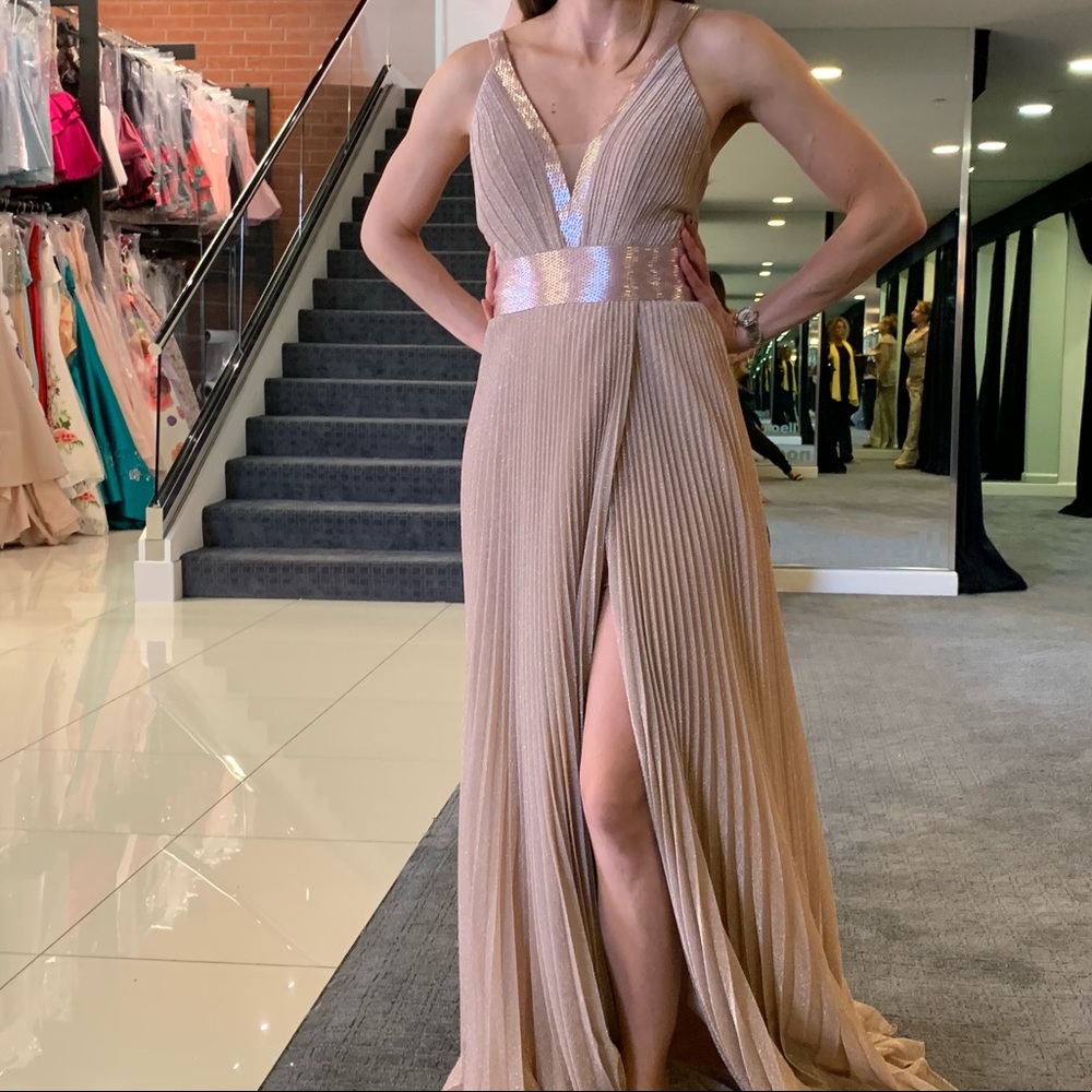 Jovani Rose Gold Gown